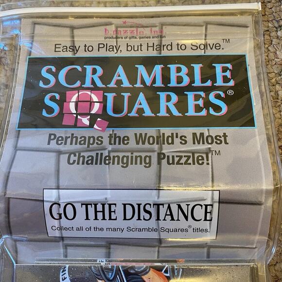 Vintage Scramble Squares Puzzle Go The Distance The World Most Challenging Rare - Picture 4 of 6